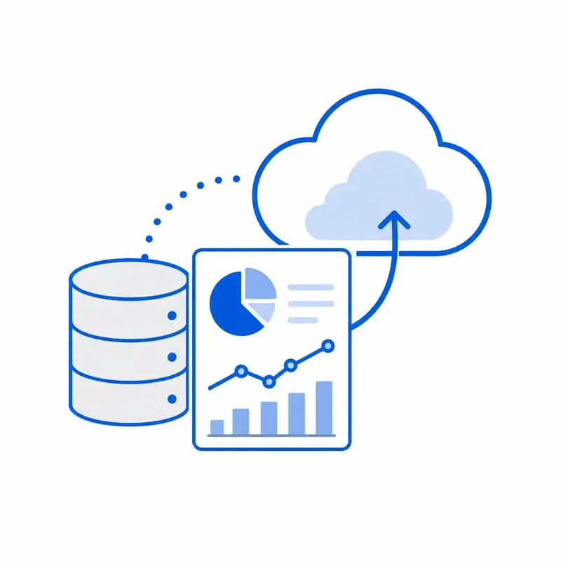 Auswerten und in die Cloud