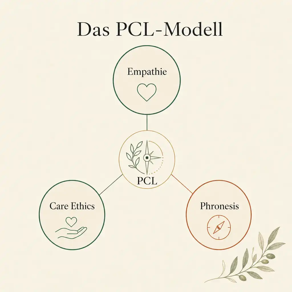 Das PCL-Modell: Empathie, Care Ethics und Phronesis rund um einen zentralen PCL-Kern