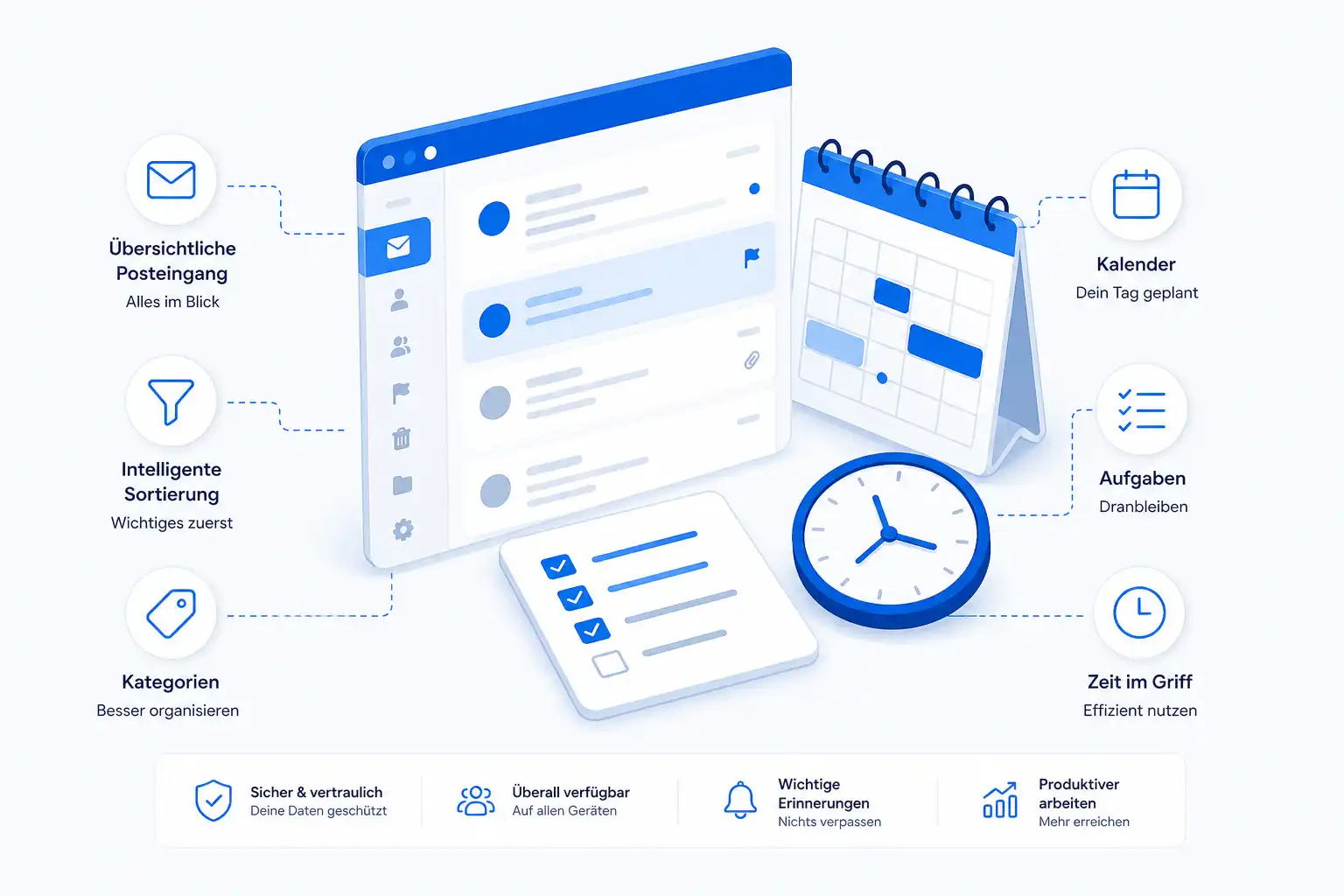Infografik: Schwerpunkte der Outlook-Kurse bei cmt in München
