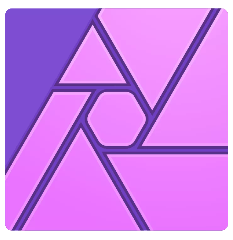 Affinity Photo Aufbau